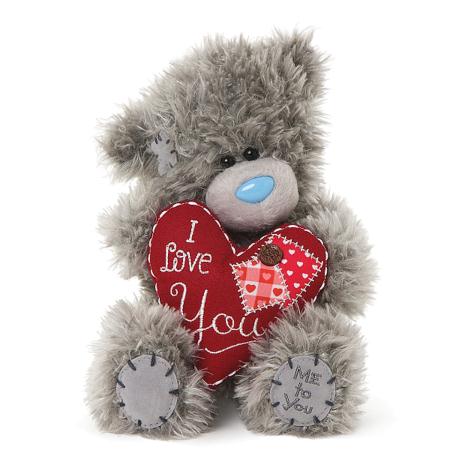 7" I Love You Padded Heart Me to You Bear £10.00